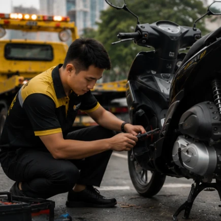 CỨU HỘ XE MÁY 16 quy trinh cuu ho 4