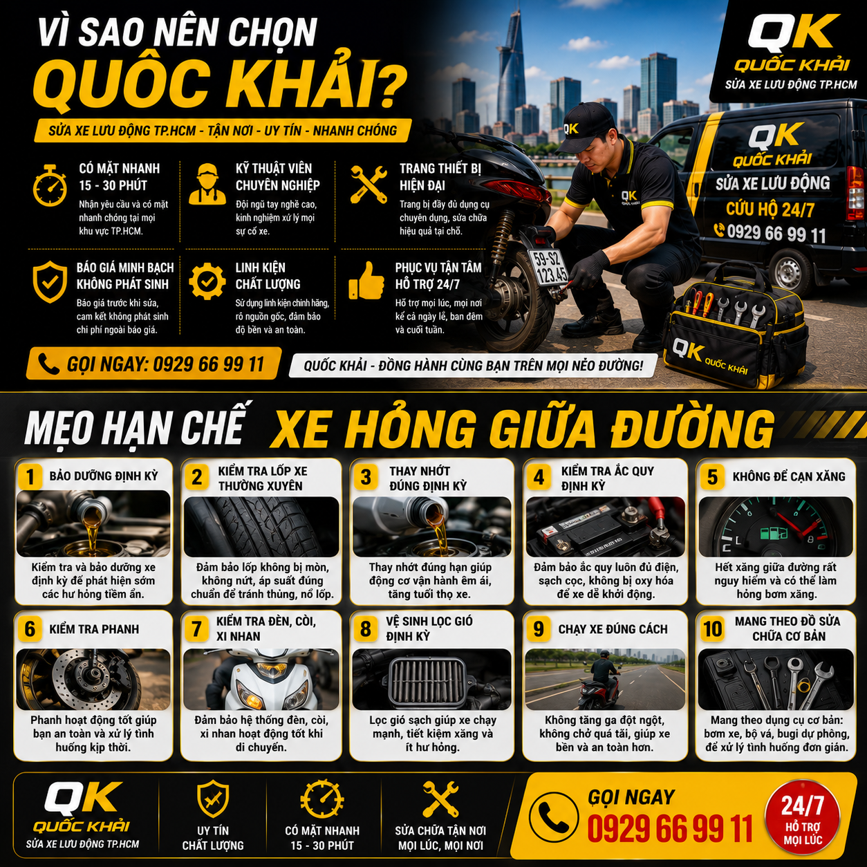 Mẹo Hạn Chế Xe Hỏng Giữa Đường